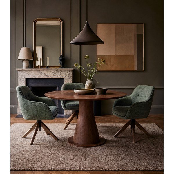 Zelene podstavljene blagovaonske stolice u setu 2 kom Avola – Unique Furniture-image-3