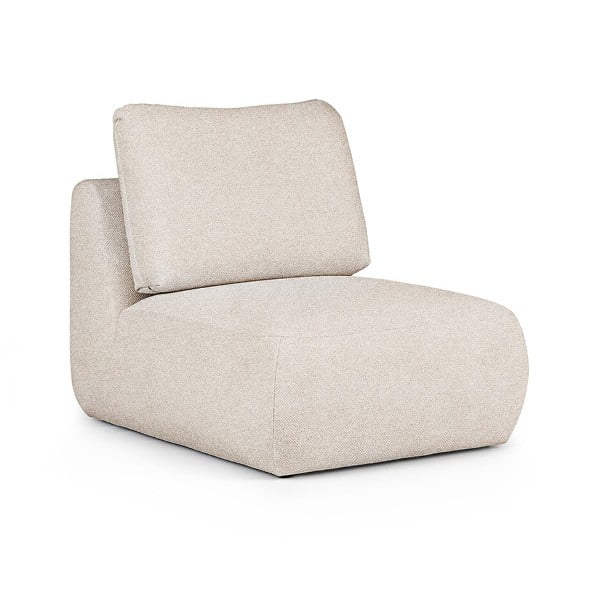 Krem fotelja od bouclé tkanine Mirel – Rodier-image-2