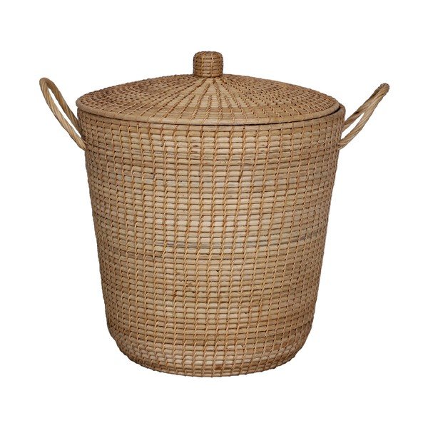 Košara od ratana s poklopcem WOOX LIVING Ratta-image-2