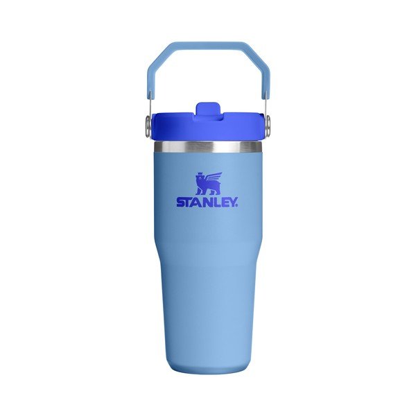 Plava termosica od nehrđajućeg čelika 410 ml IceFlow™ Flip Straw 2.0 Tumbler Blue Sky – Stanley