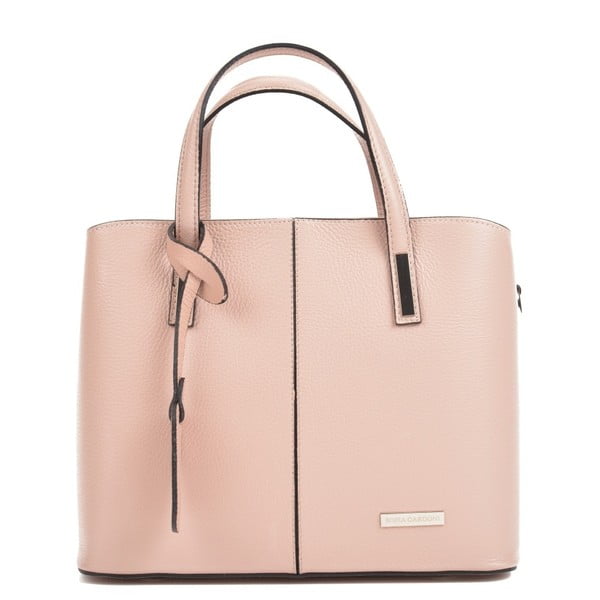 Ružičasta kožna torbica Sofia Cardoni Prisca