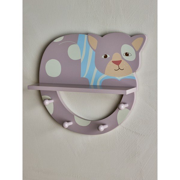 Siva zidna dječja vješalica 36x31 cm Mille – Bloomingville Mini-image-1