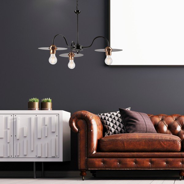Crna viseća lampa - LAMKUR-image-3