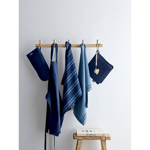 Set od 2 plave pamučne rukavice Södahl-image-1