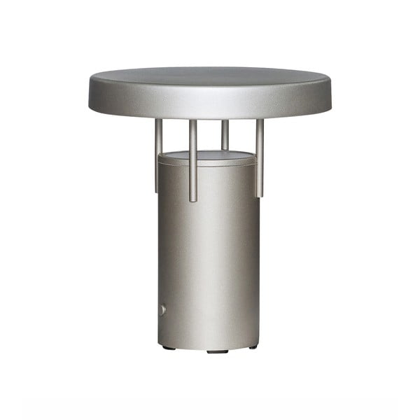 Svijetlo siva LED stolna lampa s mogućnosti zatamnjivanja (visina 20 cm) BringMe – Hübsch