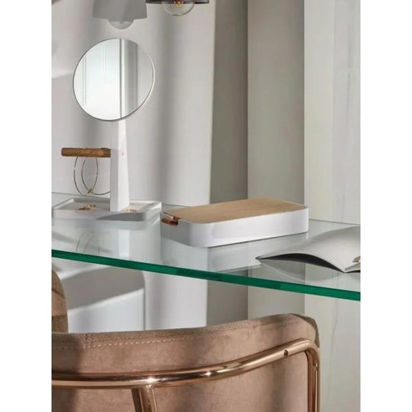 Stakleni pomoćni stol 40x125 cm Burano – Kave Home-image-2