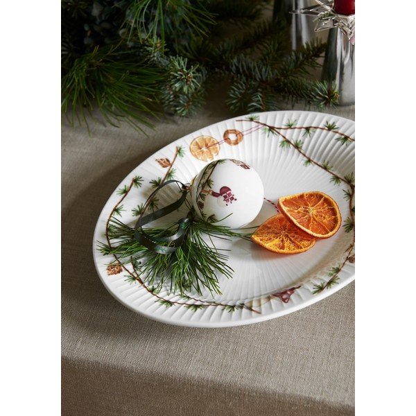 Porculanski pladanj s božićnim motivom 22,5x28,5 cm Hammershøi Christmas – Kähler Design-image-1
