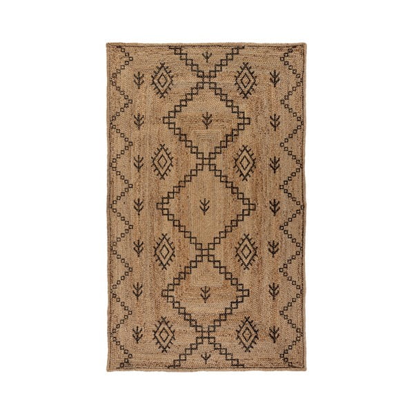 Juteni tepih u prirodnoj boji 80x150 cm Rowen – Flair Rugs