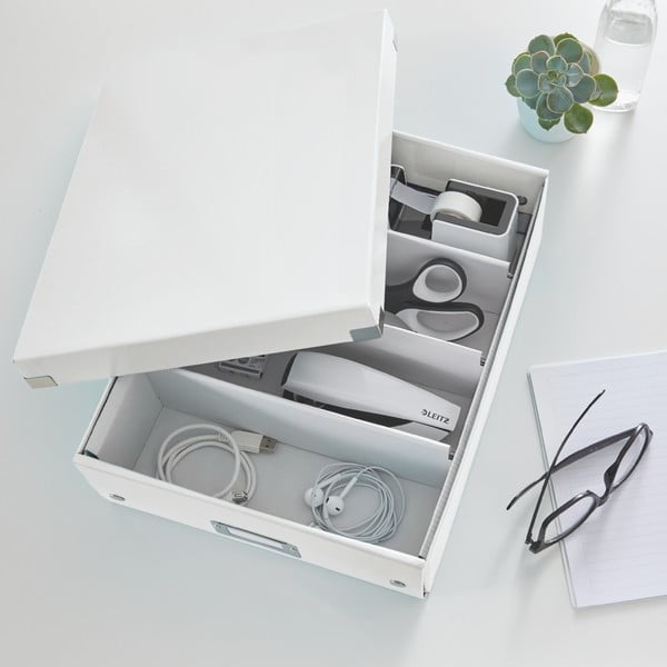 Bijela kutija s organizatorom Leitz Click&Store, duljina 37 cm-image-1