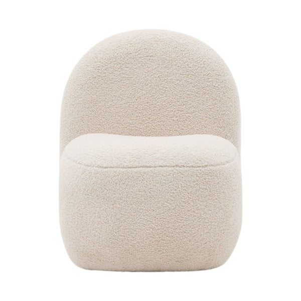 Bijela dječja fotelja od bouclé tkanine Bucky – Kave Home