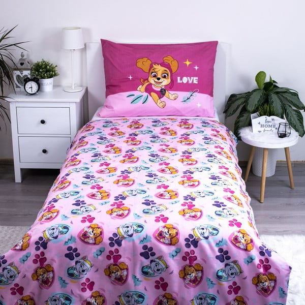 Dječja posteljina za krevet za jednu osobu od mikrovlakana 140x200 cm Paw Patrol  – Jerry Fabrics-image-2