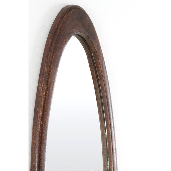 Zidno ogledalo s okvirom od masivnog drveta 31x100 cm Salento – Light & Living-image-1