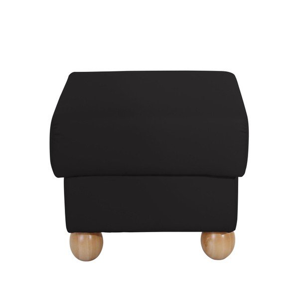 Crni stolac za noge Max Winzer Monarch Black-image-1