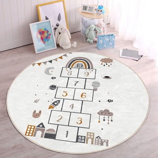 Krem dječji tepih ø 120 cm Comfort – Mila Home