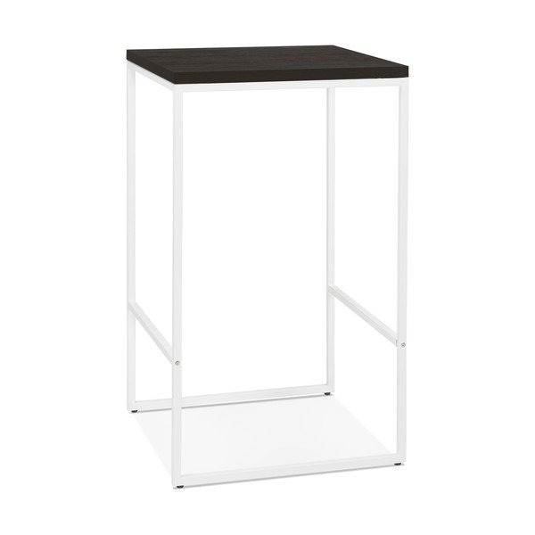 Crni bar stol s bijelim nogama Kokoon Tikafe, visina 105 cm