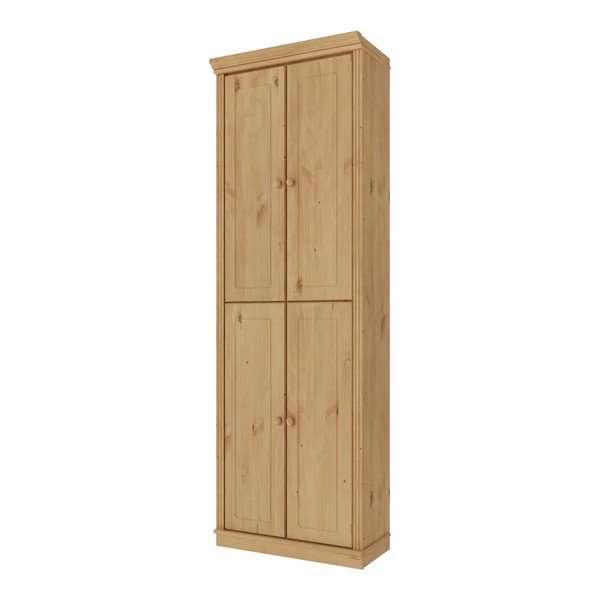 Garderobni ormar od masivnog bora u svijetloj prirodnoj boji 74x223x37 cm Anita – Støraa-image-3