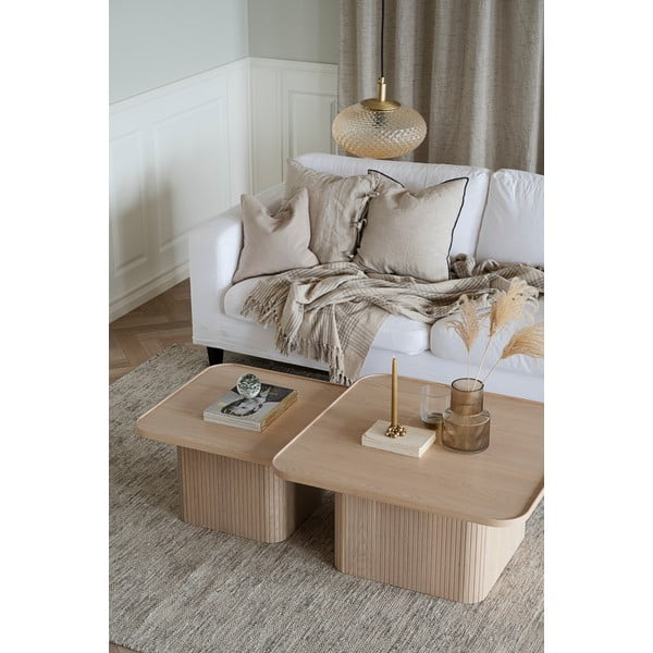 Pomoćni stol od hrastovine Rowico Sullivan, 60 x 60 cm-image-2