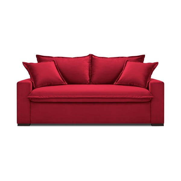 Crveni kauč na razvlačenje Kooko Home Mezzo