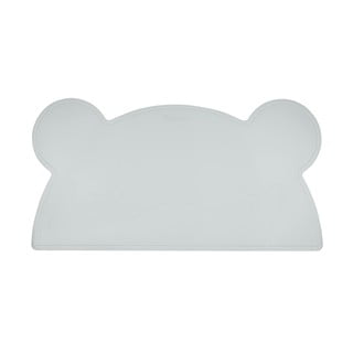 Svijetloplavi silikonski podmetač Kindsgut Bear, 48 x 25 cm
