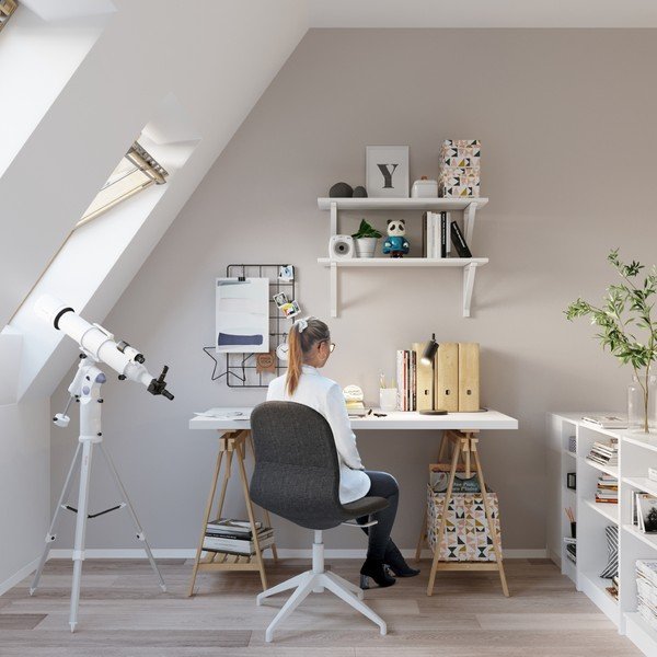 Crna metalna stolna lampa (visina 43 cm) Etna – Sollux-image-4