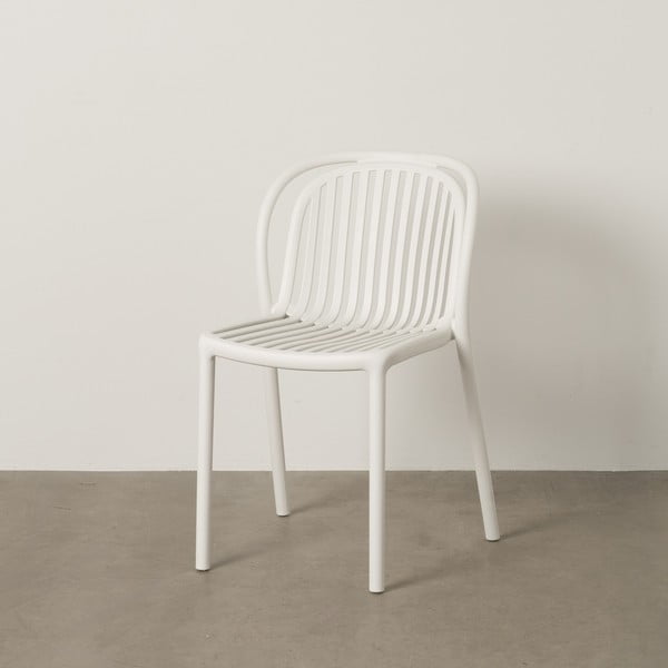 Bijela plastična blagovaonska stolica Alia – Ixia-image-1