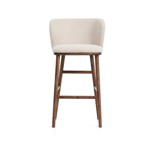 Bež podstavljena barska stolica (visine sjedala 75 cm) Ciselia – Kave Home-image-3