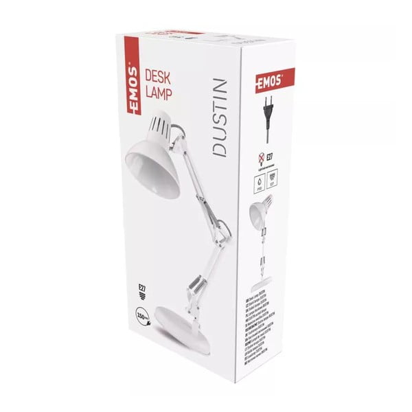 Bijela stolna lampa (visina 46 cm) Dustin – EMOS-image-1