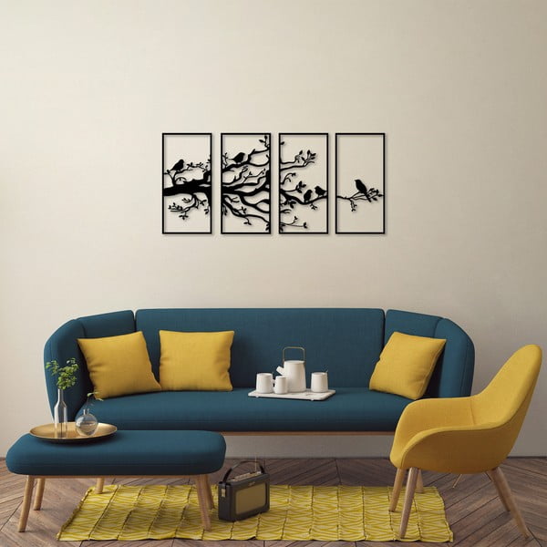 Metalni zidni ukras 34x70 cm Branch - Wallity-image-3