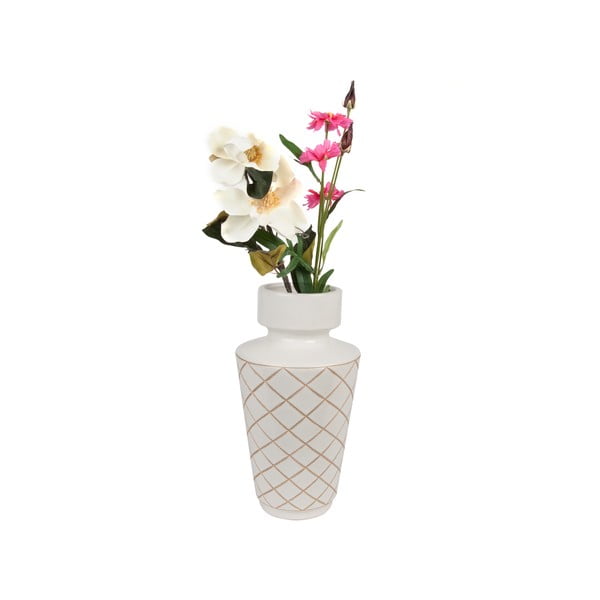 Bijela ručno rađena vaza PT LIVING Carved Diamonds-image-2