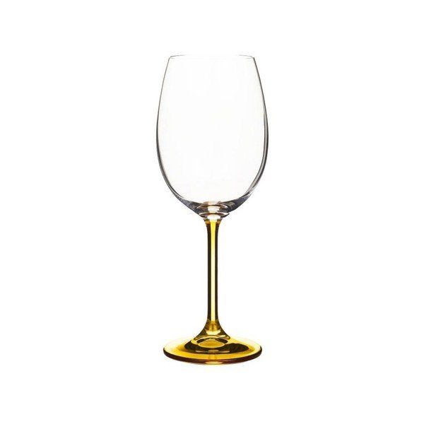 Set od 4 vinske čaše od žutog Bitz Fluidum kristalnog stakla, 450 ml-image-1