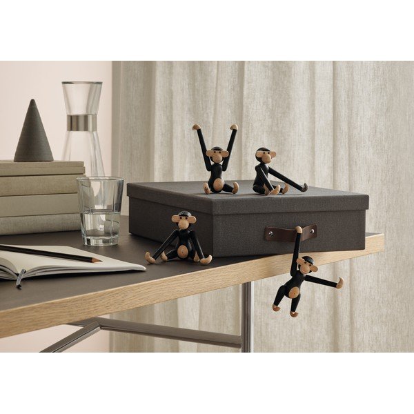 Kipić od masivnog hrasta Kay Bojesen Denmark Monkey Viseća-image-1