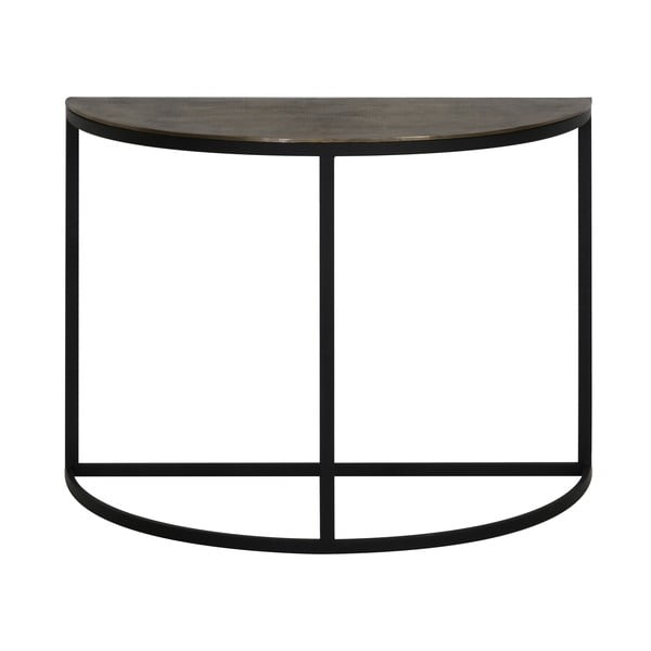 Metalni pomoćni stol u brončanoj boji 42x100 cm Peto – Light & Living