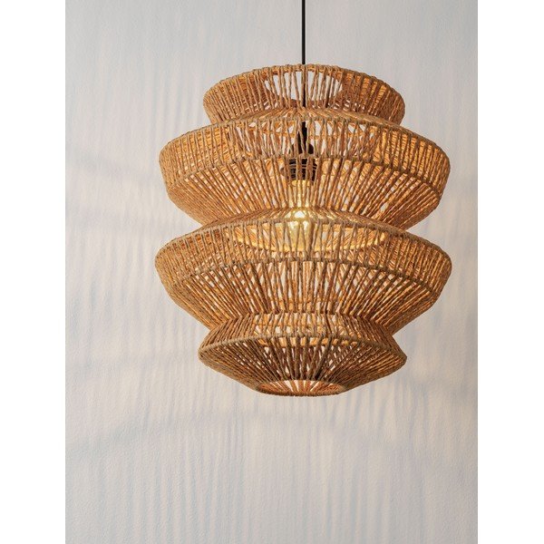Viseća svjetiljka od užeta u prirodnoj boji ø 40 cm Nua – Nova Luce-image-1
