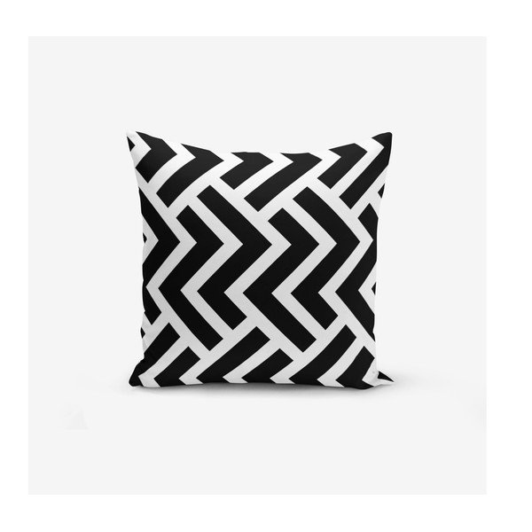 Set s 4 jastučnice Minimalist Cushion Covers BW Graphic Patterns, 45 x 45 cm-image-2