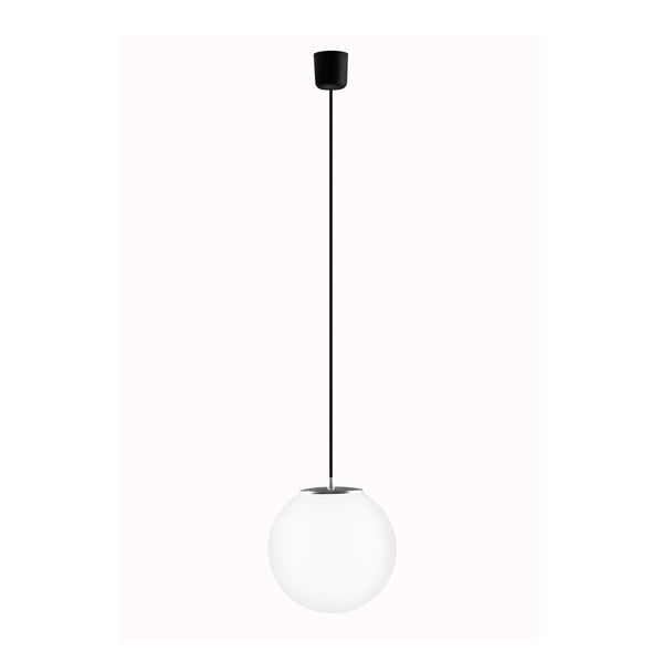 TSUKI Elementary svjetiljka, mat opal / srebrna / crna / crna, Ø25 cm