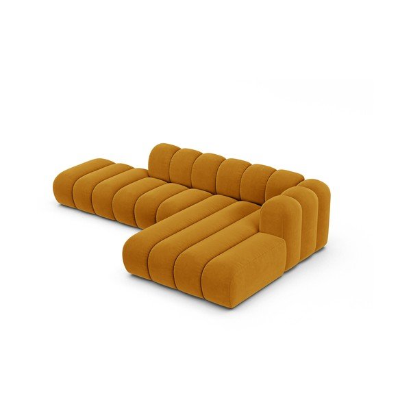 Žuta  kutna garnitura (s desnim kutom) Lupine – Micadoni Home-image-2