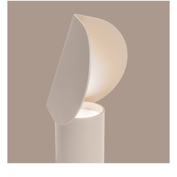 Bež LED stolna lampa aluminijska (visina 15 cm) BISCUIT – Thoro-image-2