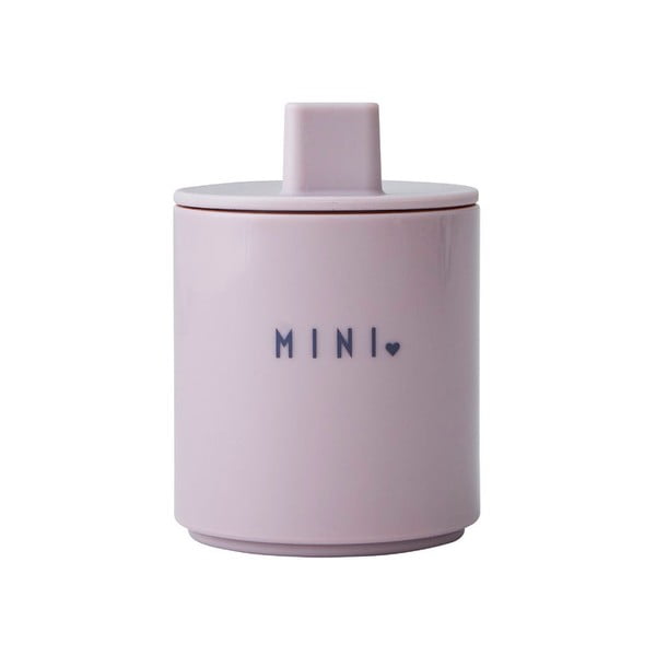 Lavanda ljubičasta dječja šalica Design Letters Mini Sweetheart-image-1