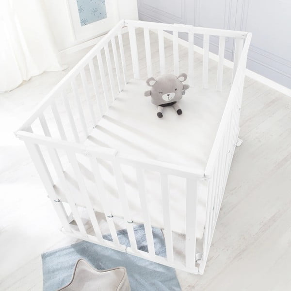 Bijeli putni krevetić 100x75 cm – Roba-image-1