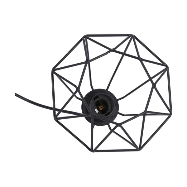 Crna metalna viseća lampa 100x19 cm Primo - Candellux Lighting-image-3