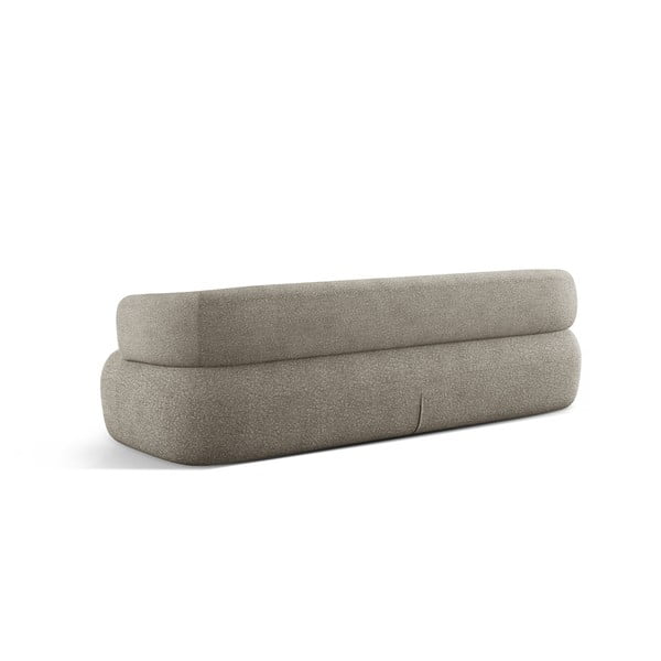 Svijetlo siva sofa od bouclé tkanine 226 cm Jenny – Micadoni Home-image-3