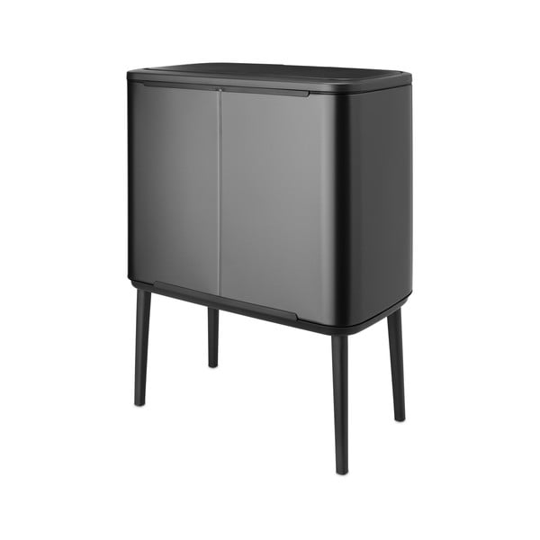 Tamno siva željezna kanta za smeće na dodir 36 l Bo Touch Bin – Brabantia-image-1