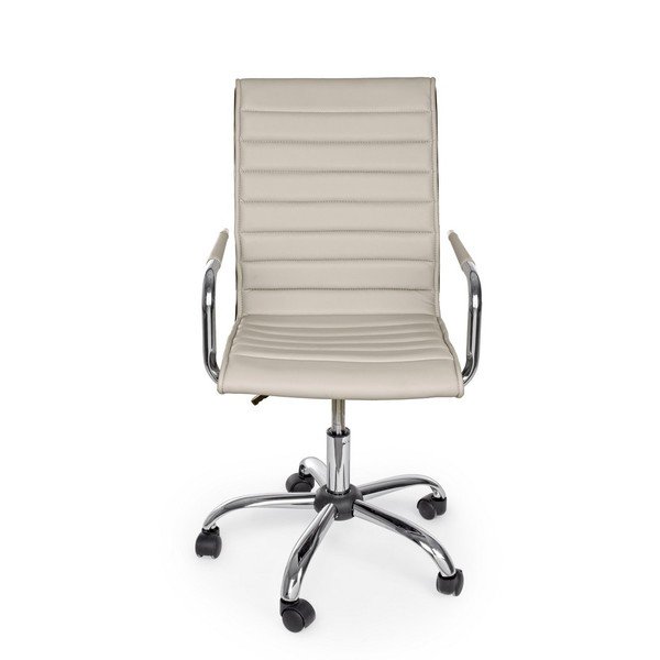 Smeđe-siva uredska stolica od umjetne kože Perth – Yes Everyday-image-2