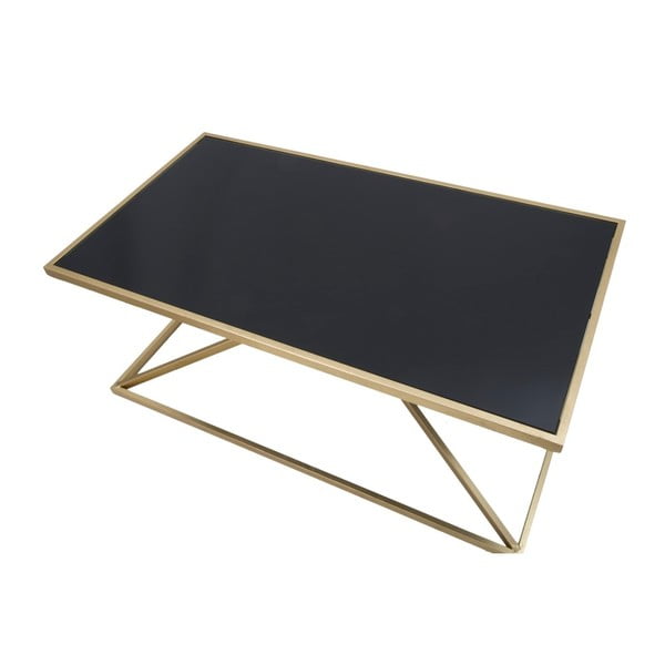 Konferencijski stol s crnom staklenom pločom Mauro Ferretti Piramida, 110 x 60 cm-image-1