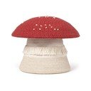 Crvena/krem tekstilna dječja kutija za pohranu ø 38x33 cm Big Mushroom – Lorena Canals