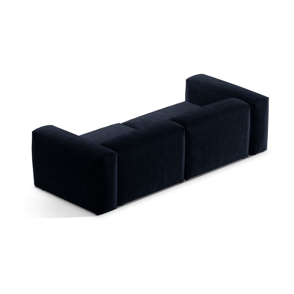 Tamno plava sofa od samta 264 cm Bergamo – Cosmopolitan Design-image-4
