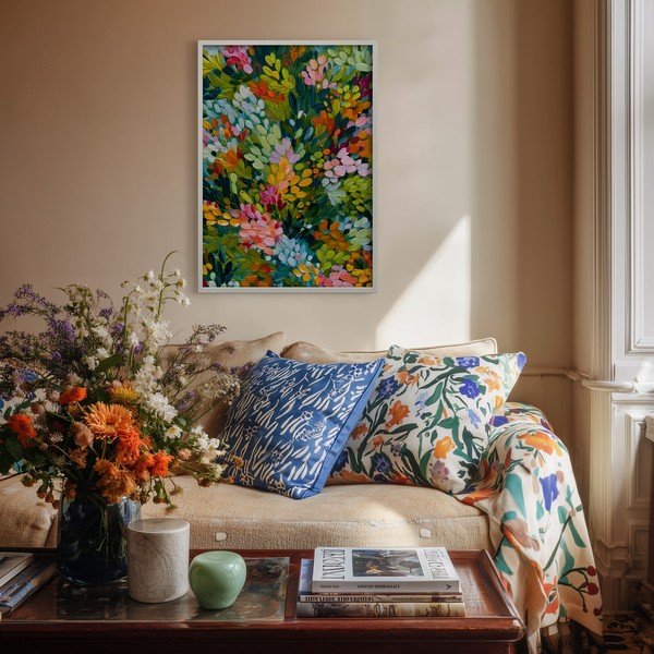 Tiskana slika s okvirom 50x70 cm Vivid Meadow – Styler-image-1