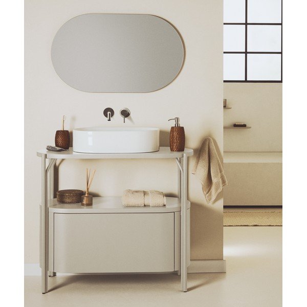 Bijeli keramički umivaonik 50x31 cm Ovara – Kave Home-image-2