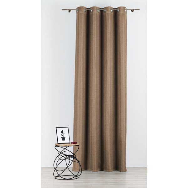 Smeđa zavjesa 140x260 cm Avalon – Mendola Fabrics-image-2