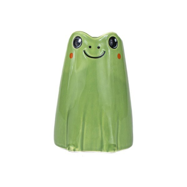 Zelena keramička vaza (visina 10 cm) Frog Mini – Sass & Belle